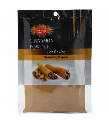 ادويه جات دارچين نرم گلستان 40گ (12ع 13900ف)
