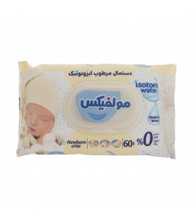 دستمال مرطوب مولفیکس ایزوتونیک حس طراوت 240ف
