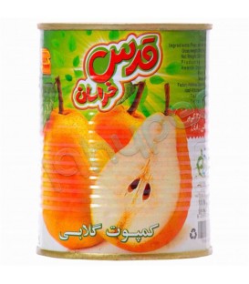 كمپوت گلابي قدس 24ع