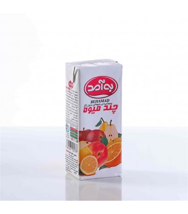 آبميوه به آمد چند ميوه200گ36ع 25ف