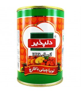 کنسرو لوبیا با قارچ دلپذیر 24ع 155ف