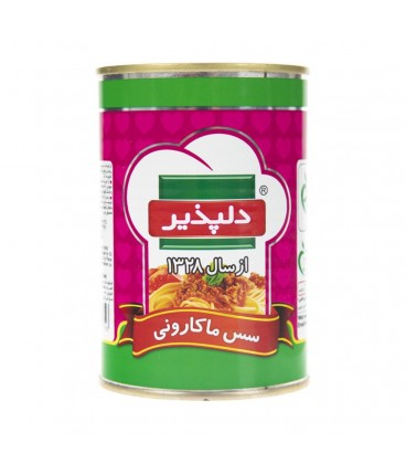 كنسرو دلپذير مايه ماكارون 24ع 85ف