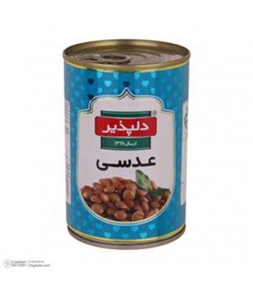 كنسرو دلپذير عدسي 420گ 24ع 175ف