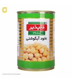 كنسرو نخود آبگوشتي دلپذير 420گ 24ع 170ف