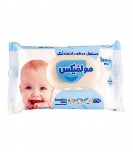 دستمال مرطوب مولفیکس ایزوتونیک پوست حساس 213ف