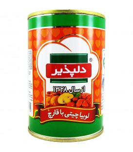 كنسرو لوبيا دلپذير 420گ24ع 145ف