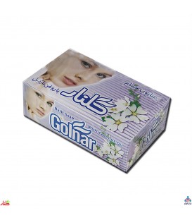 صابون گلنار سفيد سلفون دار 48ع 35ف