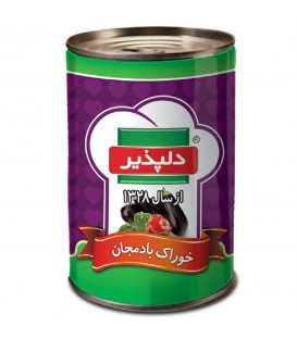 كنسرو دلپذير بادمجان410گ24ع 185ف