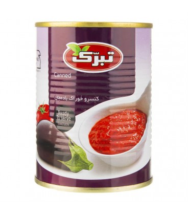 كنسرو بادمجان تبرك 350گ20ع