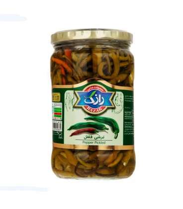 ترشي فلفل رازك سوزني550گ6ع 115ف
